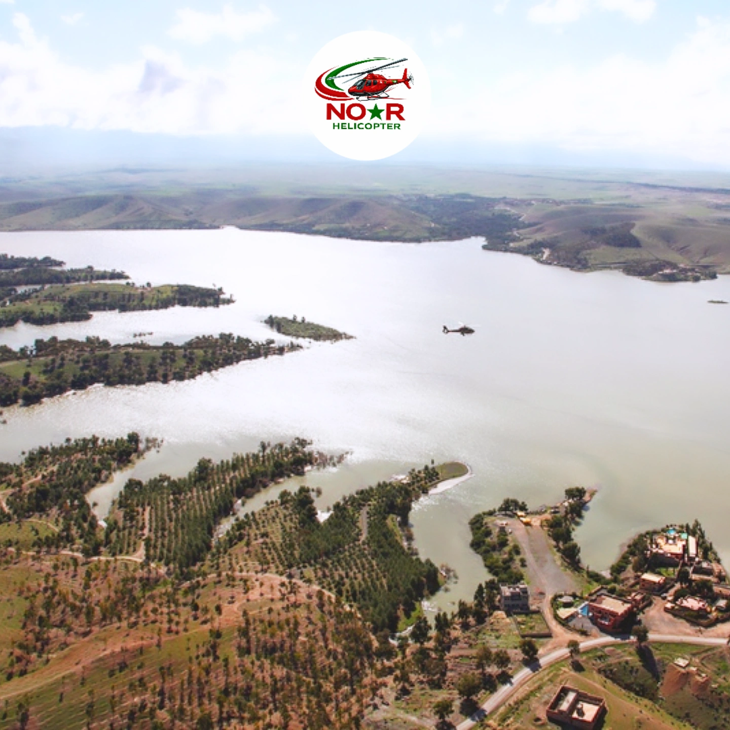Private Helicopter: The Noor Elite Maison Morocco